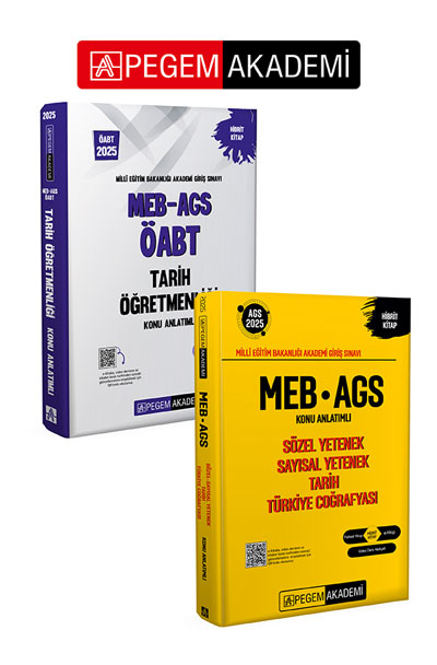 PEGEM AKADEMİ 2025 MEB-AGS-ÖABT Tarih Öğretmenliği Konu Anlatımlı + 2025 MEB - AGS Konu Anlatımlı Sözel Sayısal Yetenek Tarih Türkiye Coğrafyası Seti (2.Kitap) PEGEM AKADEMİ 2025 MEB-AGS-ÖABT Tarih Öğretmenliği Konu Anlatımlı + 2025 MEB - AGS Konu Anlatımlı Sözel Sayısal Yetenek Tarih Türkiye Coğrafyası Seti (2.Kitap)