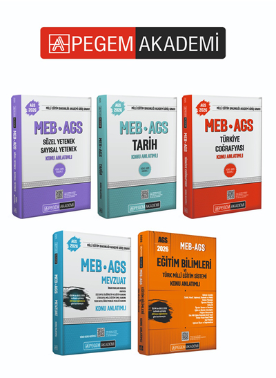 PEGEM AKADEMİ 2026 MEB-AGS Konu Anlatımlı Seti (5.Kitap)