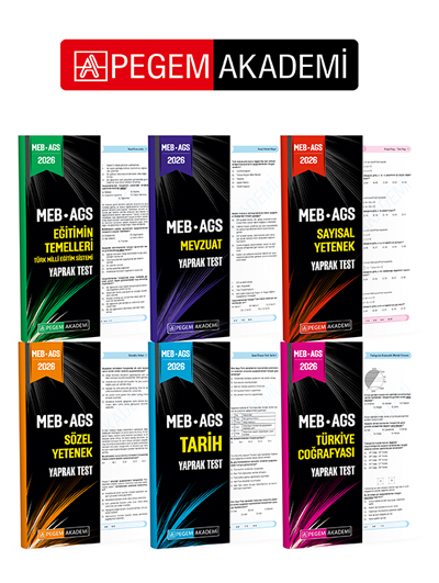 PEGEM AKADEMİ 2026 MEB AGS Yaprak Test Seti (6.Kitap) PEGEM AKADEMİ 2026 MEB AGS Yaprak Test Seti (6.Kitap)