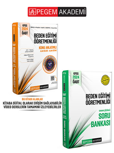 PEGEM AKADEMİ KPSS ÖABT Beden Eğitimi Konu Anlatımı +KPSS ÖABT Soru Bankası Seti (2.Kitap) PEGEM AKADEMİ KPSS ÖABT Beden Eğitimi Konu Anlatımı +KPSS ÖABT Soru Bankası Seti (2.Kitap)
