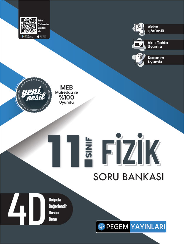 Pegem 11. Sınıf Fizik Soru Bankası Pegem 11. Sınıf Fizik Soru Bankası