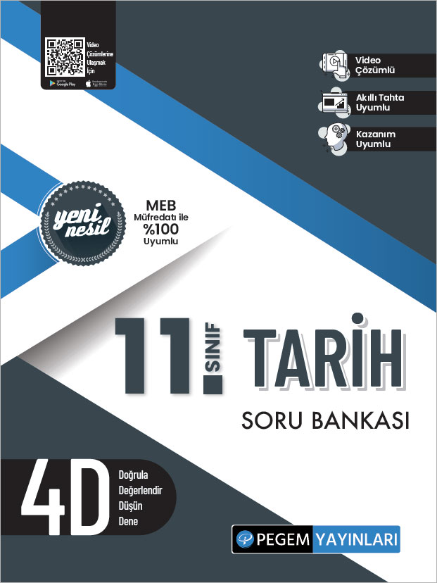 Pegem 11. Sınıf Tarih Soru Bankası Pegem 11. Sınıf Tarih Soru Bankası
