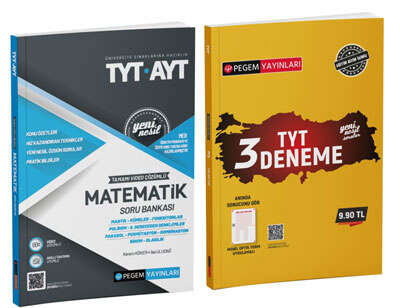 Pegem Akademi 2022 TYT Matematik (Mantık Kümeler) Soru Bankası - TYT 3 Deneme