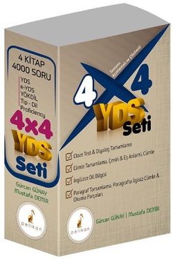 Pelikan YDS 4x4 Tamamı Çözümlü Soru Bankası Modüler Set