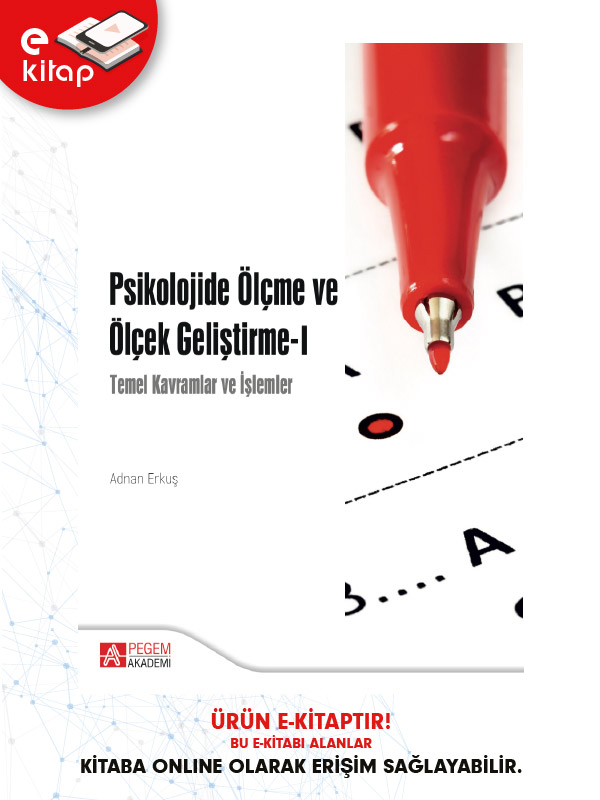 Psikolojide Ölçme ve Ölçek Geliştirme-I (e-kitap)