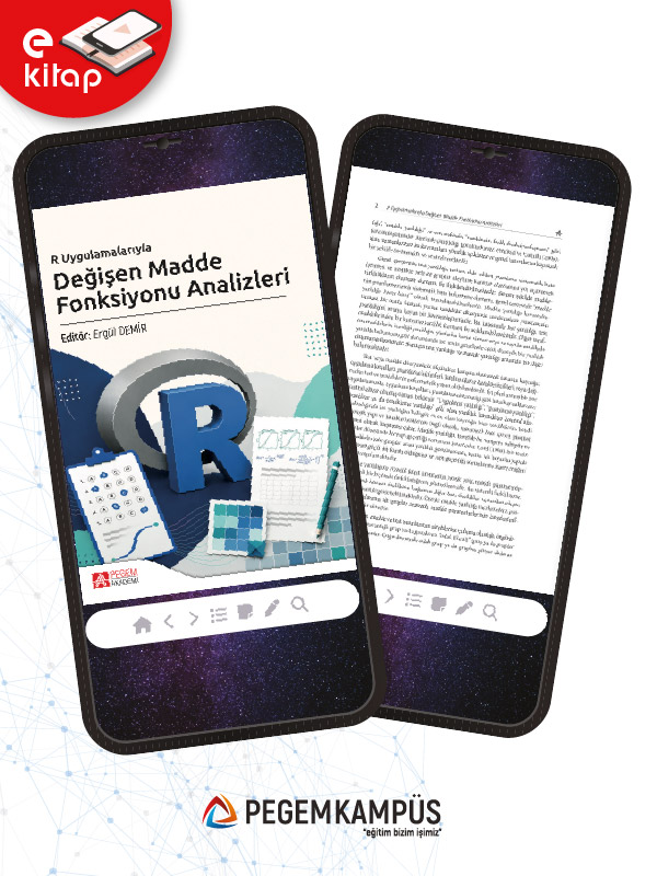 R Uygulamalarıyla Değişen Madde Fonksiyonu Analizleri (e-kitap) R Uygulamalarıyla Değişen Madde Fonksiyonu Analizleri (e-kitap)
