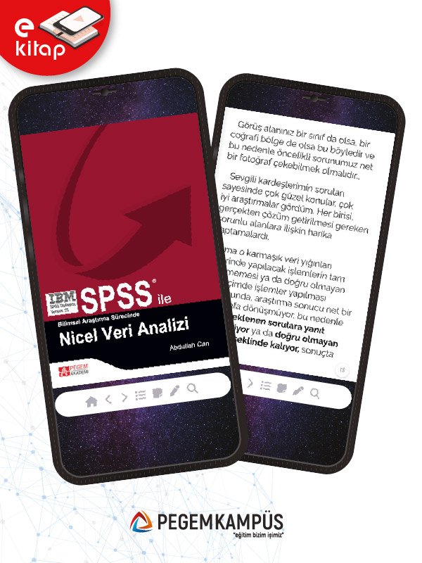 SPSS ile Bilimsel Araştırma Sürecinde Nicel Veri Analizi (e-kitap) SPSS ile Bilimsel Araştırma Sürecinde Nicel Veri Analizi (e-kitap)