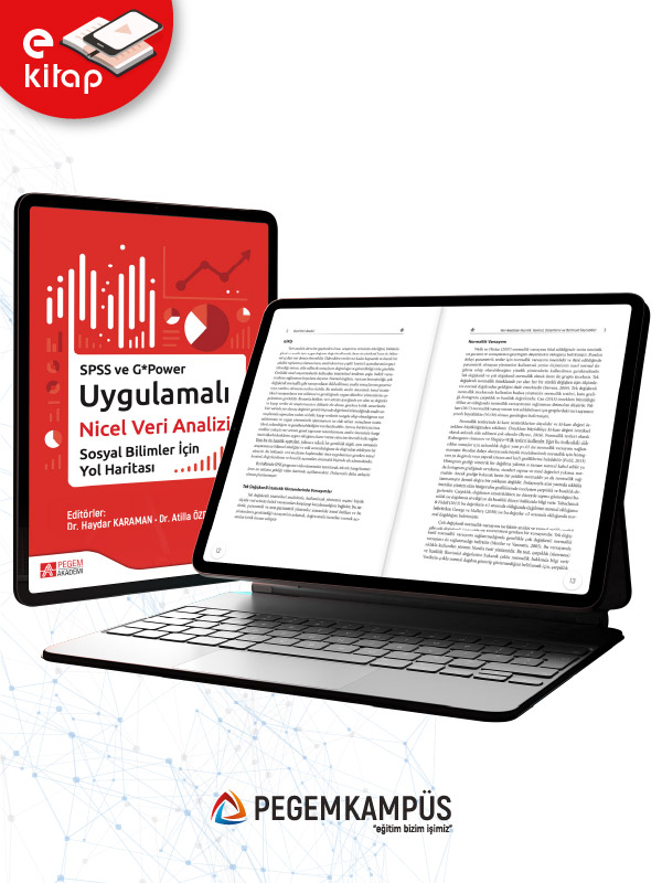 SPSS ve G*Power Uygulamalı Nicel Veri Analizi Sosyal Bilimler İçin Yol Haritası (e-kitap) SPSS ve G*Power Uygulamalı Nicel Veri Analizi Sosyal Bilimler İçin Yol Haritası (e-kitap)