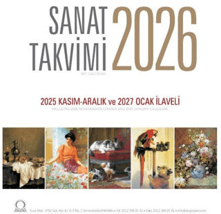 Sanat Takvimi 2026 Masa Takvimi