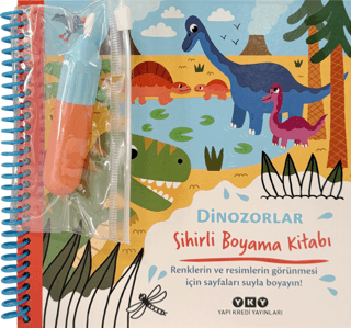 Sihirli Boyama Kitabı – Dinozorlar (Ciltli)