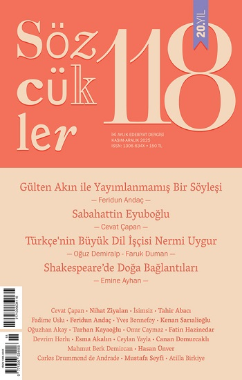 Sözcükler Dergisi 118. Sayı (Kasım-Aralık 2025) Sözcükler Dergisi 118. Sayı (Kasım-Aralık 2025)