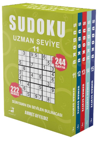 Sudoku Uzman Seviye 5 Kitap Set Sudoku Uzman Seviye 5 Kitap Set