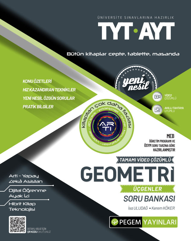 TYT-AYT Geometri Üçgenler Soru Bankası TYT-AYT Geometri Üçgenler Soru Bankası