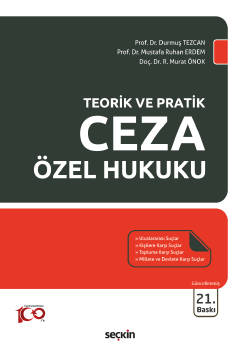 Teorik ve PratikCeza Özel Hukuku Teorik ve PratikCeza Özel Hukuku