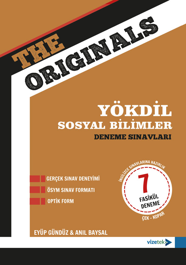 The Originals YÖKDİL Sosyal Bilimler Deneme Sınavları The Originals YÖKDİL Sosyal Bilimler Deneme Sınavları