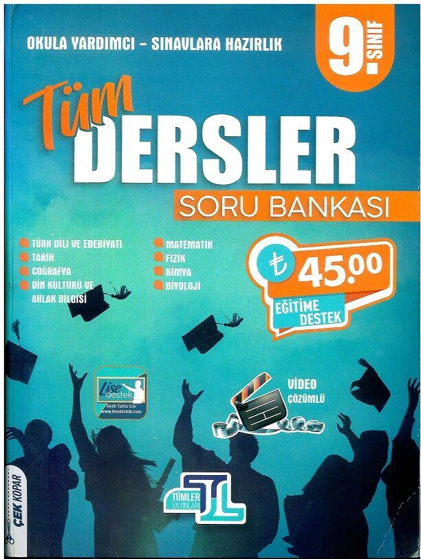 Tümler Yayınları 9. Sınıf Tüm Dersler Soru Bankası
