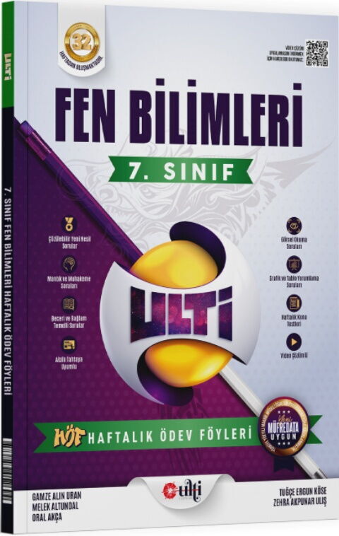 Ulti Yayınları 7. Sınıf Fen Bilimleri Haftalık Ödev Föyleri Ulti Yayınları 7. Sınıf Fen Bilimleri Haftalık Ödev Föyleri