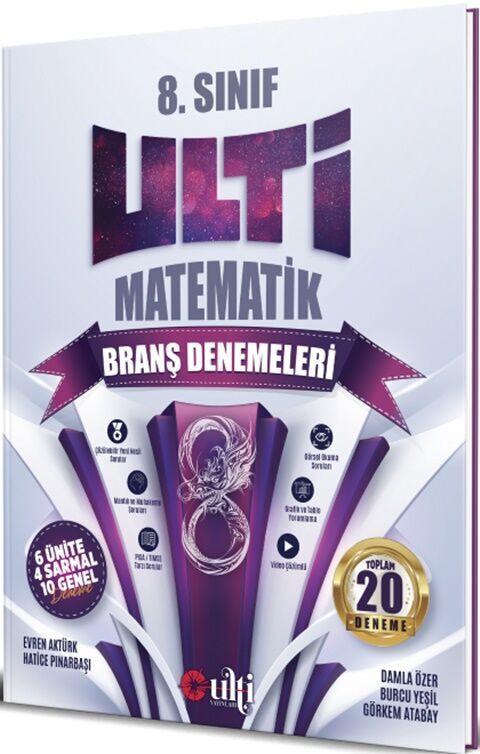Ulti Yayınları 8. Sınıf Matematik Denemeleri Ulti Yayınları 8. Sınıf Matematik Denemeleri
