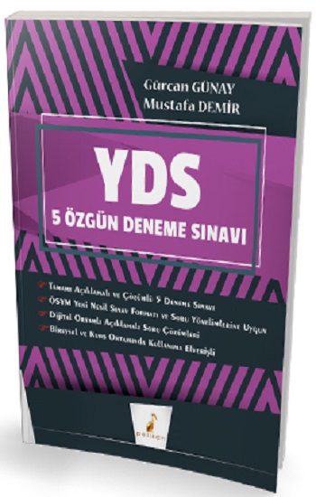YDS Çek Kopart 5 Özgün Deneme Sınavı Dijital Çözümlü