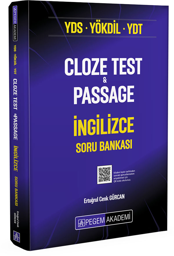 YDS YÖKDİL YDT Cloze Test & Passage İngilizce Soru Bankası YDS YÖKDİL YDT Cloze Test & Passage İngilizce Soru Bankası