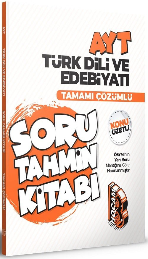 YKS AYT Türk Dili ve Edebiyatı Konu Özetli Soru Tahmin Kitabı Çözümlü