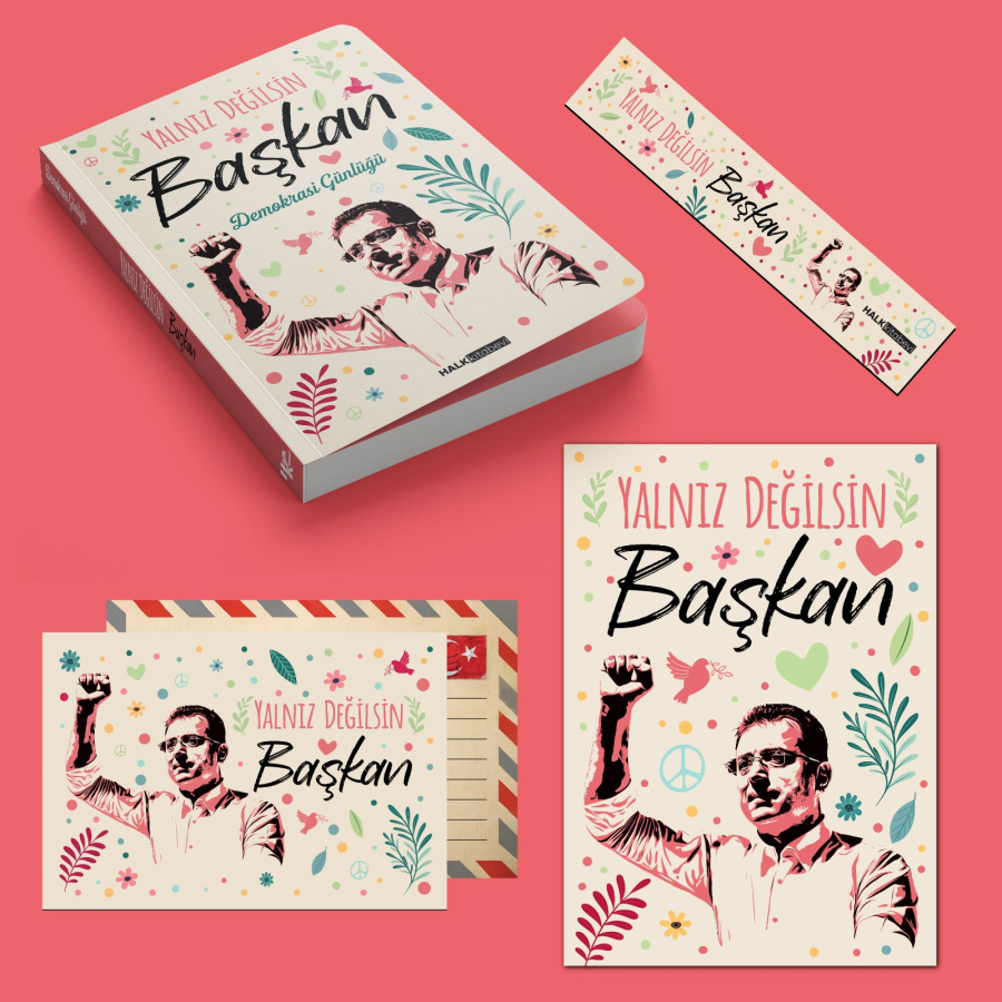 Yalnız Değilsin Başkan - Demokrasi Günlüğü - Poster - Kartpostal ve Ayraç