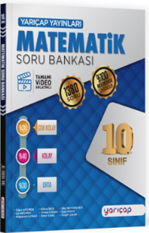 YarıÇap Yayınları 10. Sınıf Matematik Soru Bankası YarıÇap Yayınları 10. Sınıf Matematik Soru Bankası