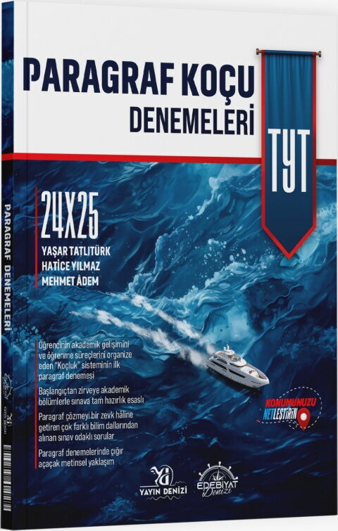 Yayın Denizi TYT Paragraf Koçu 24 x 25 Deneme Yayın Denizi TYT Paragraf Koçu 24 x 25 Deneme