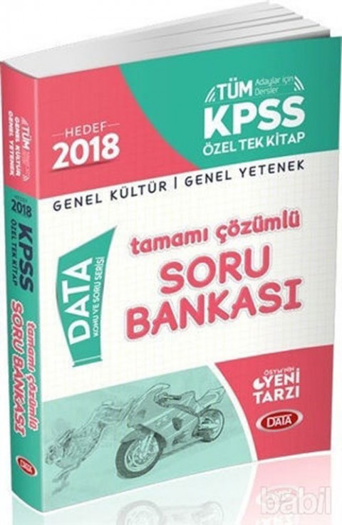 2018 KPSS Genel Yetenek Genel Kültür Özel Tek Kitap Tamamı Çözümlü Soru Bankası