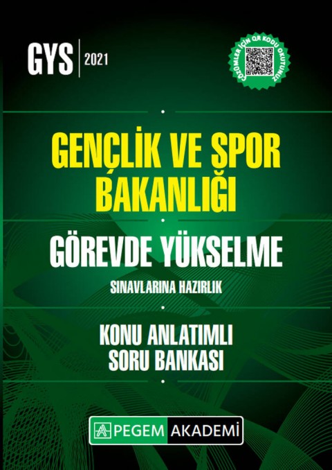 2021 Gençlik Ve Spor Bakanlığı Görevde Yükselme Sınavlarına Hazırlık Konu Anlatımlı Soru Bankası