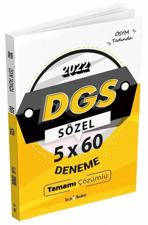 2022 DGS Sözel 5 Deneme Çözümlü
