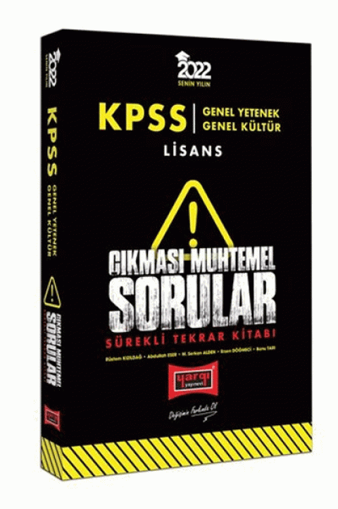 2022 KPSS GY GK Lisans Çıkması Muhtemel Sorular