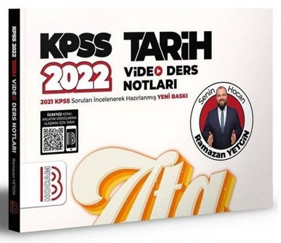 2022 KPSS Tarih Video Ders Notları