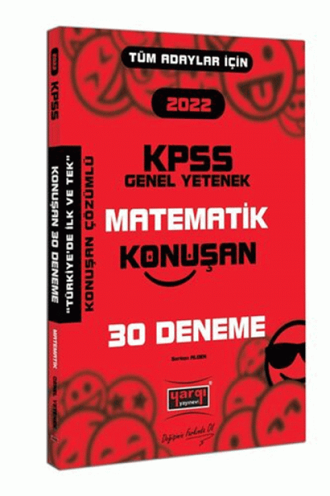 2022 KPSS Tüm Adaylar İçin Genel Yetenek Matematik Konuşan 30 Deneme