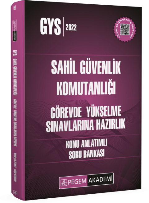 2023 GYS Sahil Güvenlik Komutanlığı Görevde Yükselme Sınavlarına Hazırlık Konu Anlatımlı Soru Bankası