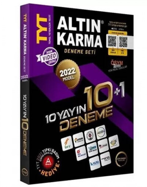 2022 TYT 10+1 Deneme Seti