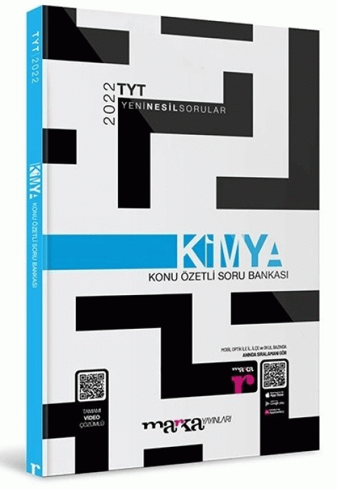 2022 YKS TYT Kimya Konu Özetli Soru Bankası Video Çözümlü
