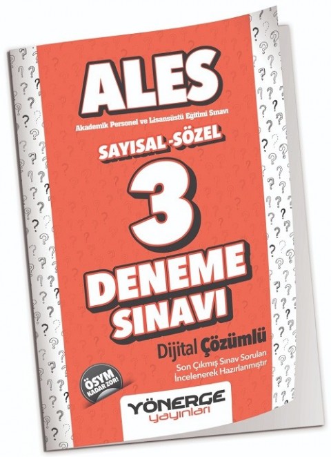 2023 ALES 3 Deneme Çözümlü