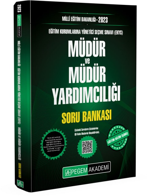 2023 MİLLÎ EĞİTİM BAKANLIĞI EKYS Müdür Ve Müdür Yardımcılığı Soru Bankası
