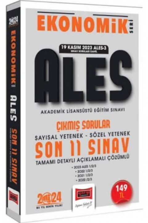 2024 Ales Ekonomik Seri Çıkmış Sorular Tamamı Çözümlü Son 11 Sınav