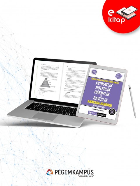 2024 Hukuk Mesleklerine Giriş Sınavı Avukatlık Noterlik Hakimlik ve Savcılık Anayasa Hukuku Konu Anlatımlı E-Kitap