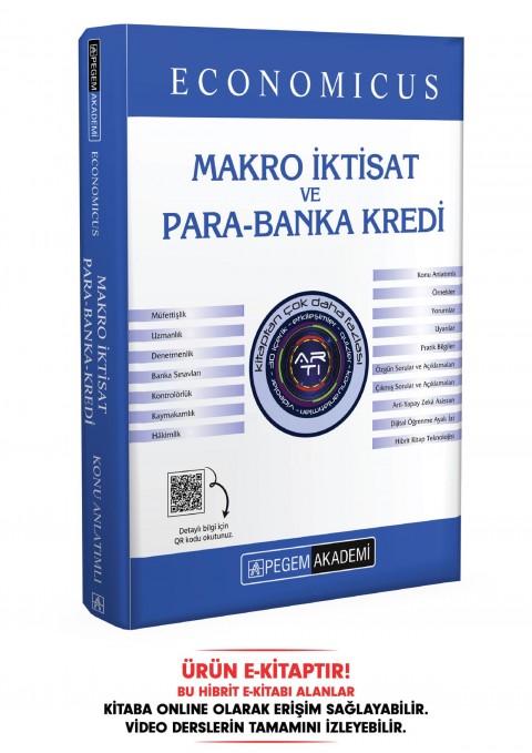 2024 KPSS A Grubu Makro İktisat ve Para - Banka - Kredi Konu Anlatımlı Hibrit E-Kitap