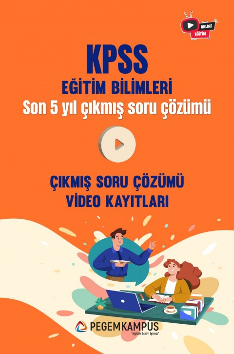 2024 KPSS Eğitim Bilimleri Son 5 YIL Çıkmış Sorular Video Kayıtlar