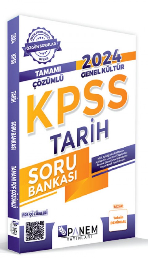 2024 KPSS Genel Kültür Tamamı Çözümlü Tarih Soru Bankası
