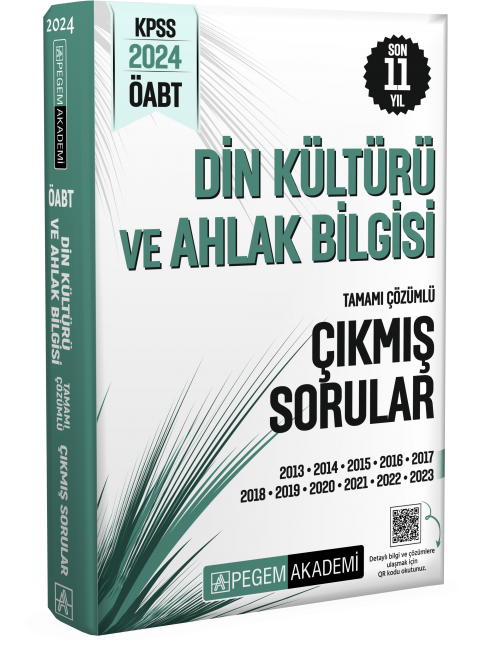 2024 KPSS ÖABT Din Kültürü ve Ahlak Bilgisi Tamamı Çözümlü Çıkmış Sorular