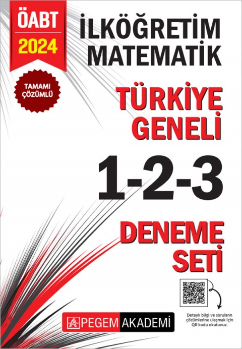 2024 KPSS ÖABT İlköğretim Matematik Tamamı Çözümlü Türkiye Geneli 1-2-3 (3'lü Deneme Seti)