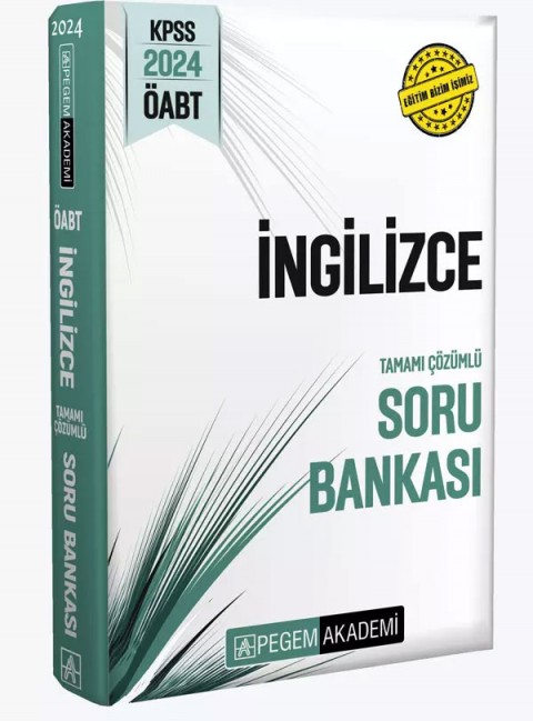 2024 KPSS ÖABT İngilizce Tamamı Çözümlü Soru Bankası
