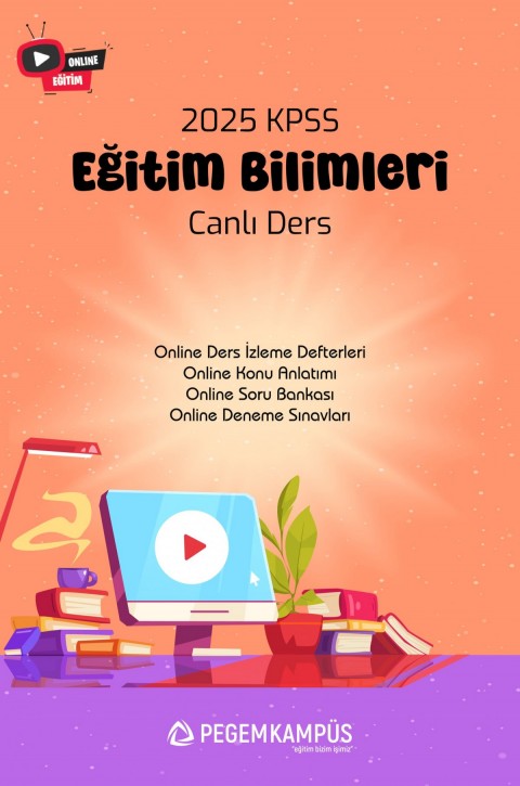 2025 KPSS Eğitim Bilimleri Canlı Ders + Online Materyaller