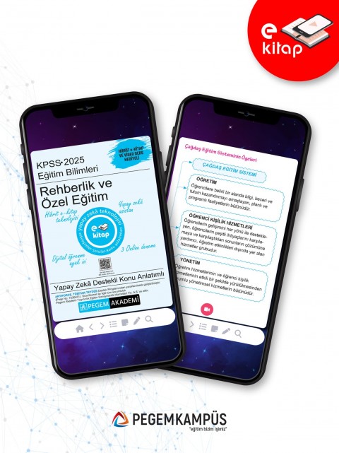 2025 KPSS Eğitim Bilimleri Rehberlik ve Özel Eğitim Konu Anlatımlı E-Kitap
