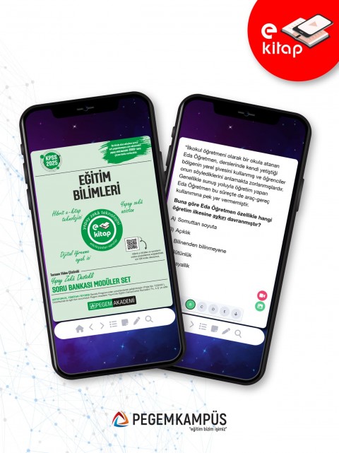 2025 KPSS Eğitim Bilimleri Tamamı Video Çözümlü Modüler E-Soru Bankası Seti